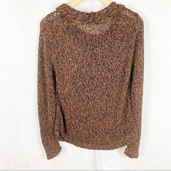 Eileen Fisher Organic Cotton Linen Lightweight Relaxed Cowl Neck Sweater - Picture 5 of 12